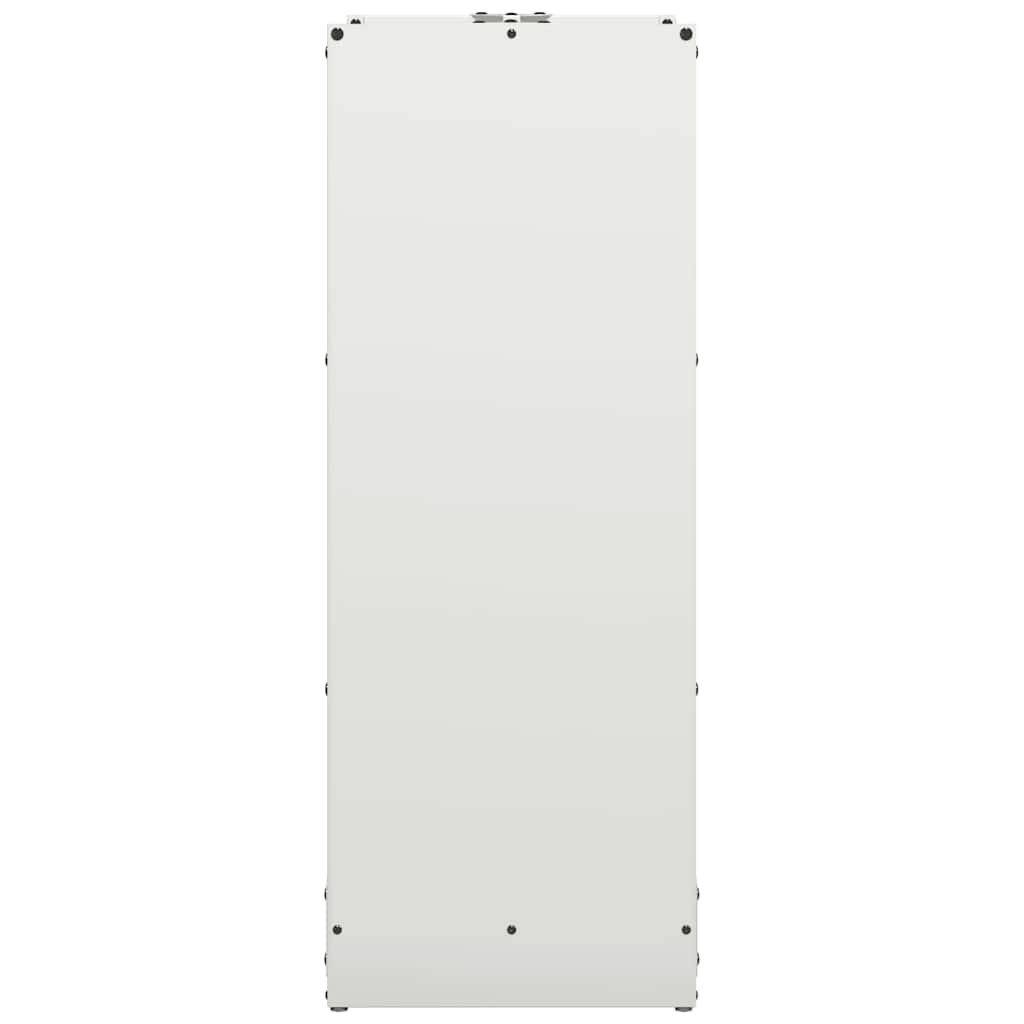 vidaXL Ράφι Καυσόξυλων Λευκό 40x30x80 εκ. Χάλυβας ψυχρής έλασης