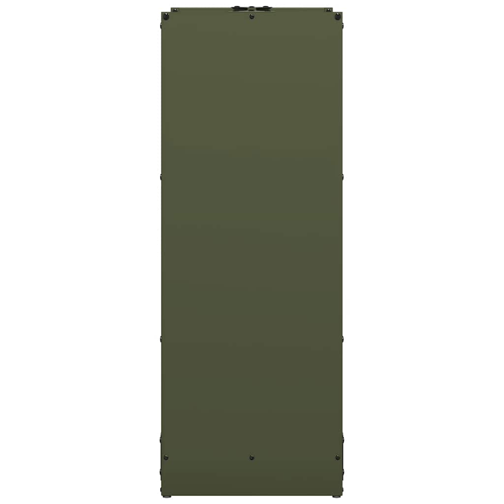 vidaXL Ράφι Καυσόξυλων 40x30x80 εκ. Χάλυβας ψυχρής έλασης