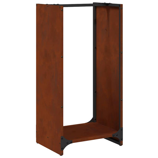 Ράφι για καυσόξυλα vidaXL 40x30x80 cm Ατσάλι σκληρυθέν στον αέρα