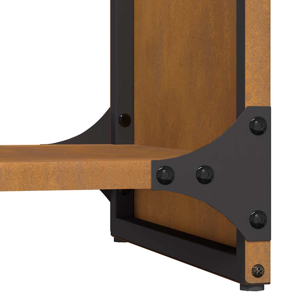 Ράφι για καυσόξυλα vidaXL 40x30x80 cm Ατσάλι σκληρυθέν στον αέρα