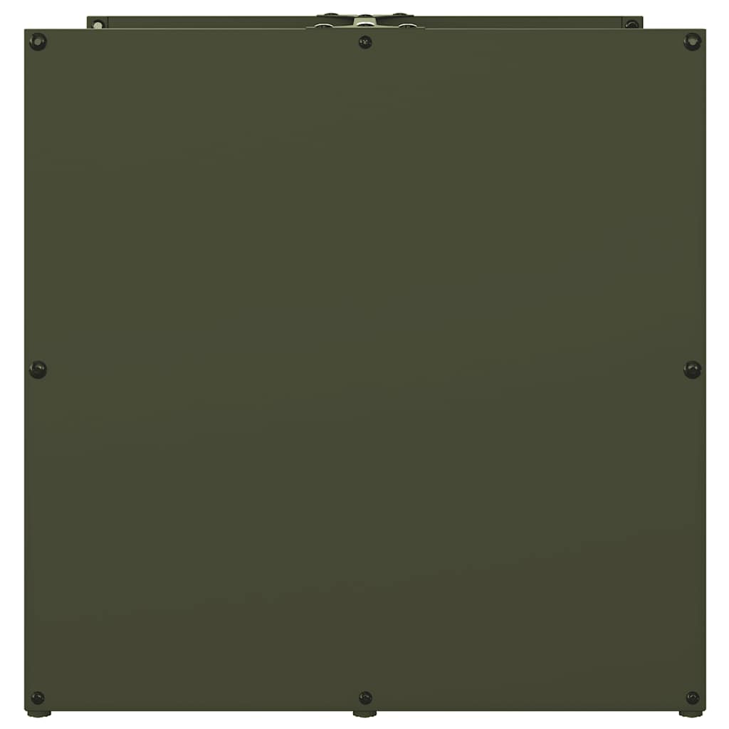 vidaXL Ράφι Καυσόξυλων 40x40x40 εκ. Χάλυβας ψυχρής έλασης