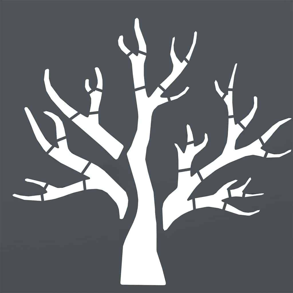 vidaXL Ράφι Καυσόξυλων Ανθρακί 40x40x40 εκ. Χάλυβας ψυχρής έλασης