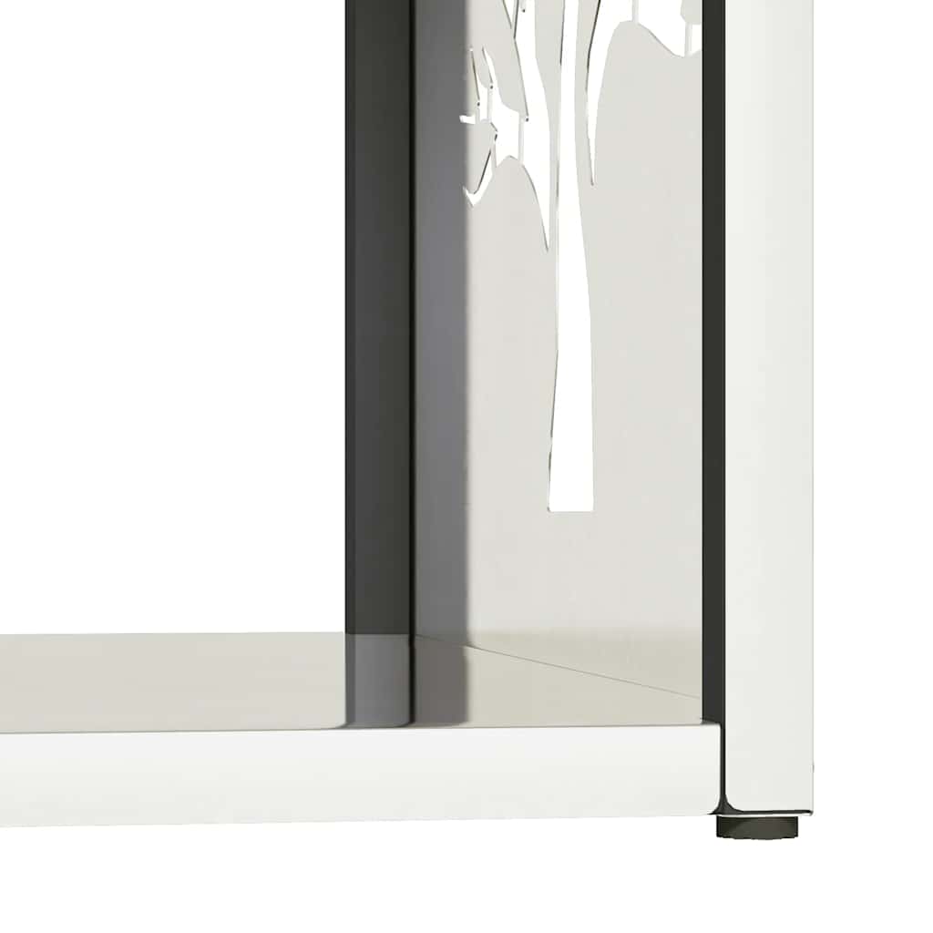 vidaXL Ραφιέρα Καυσόξυλων 40x40x40 εκ. από Ανοξείδωτο ατσάλι