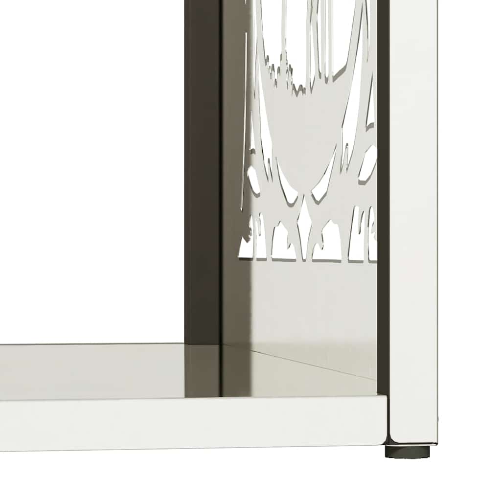 vidaXL Ραφιέρα Καυσόξυλων 40x40x40 εκ. από Ανοξείδωτο ατσάλι