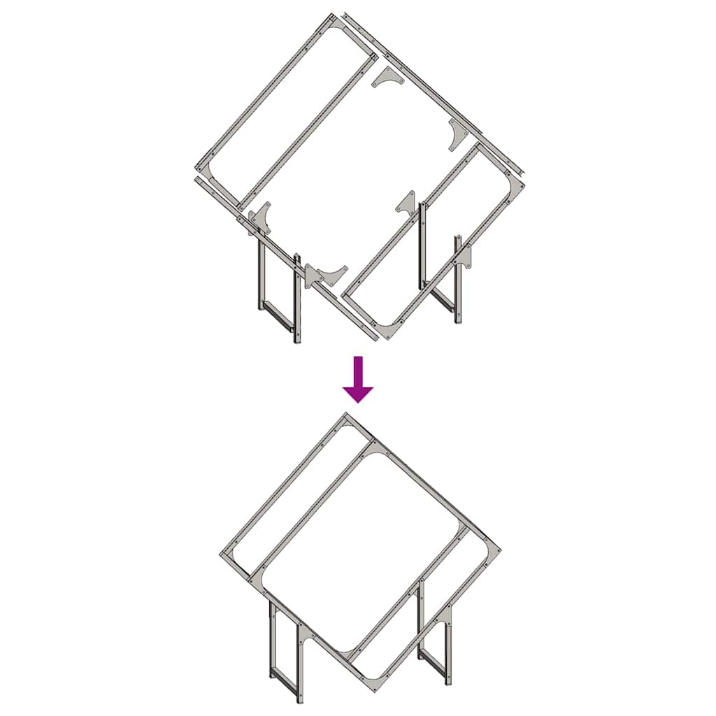 vidaXL Ράφι για καυσόξυλα Λευκό 80x25x80 εκ. Ατσάλι ψυχρής έλασης