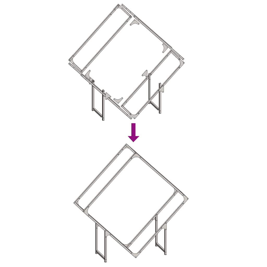 vidaXL Ράφι για καυσόξυλα Λευκό 100x25x100 cm Ατσάλι ψυχρής έλασης