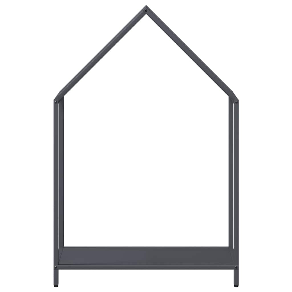 vidaXL Ράφι για καυσόξυλα Ανθρακί 60x25x90 εκ. Ατσάλι ψυχρής έλασης