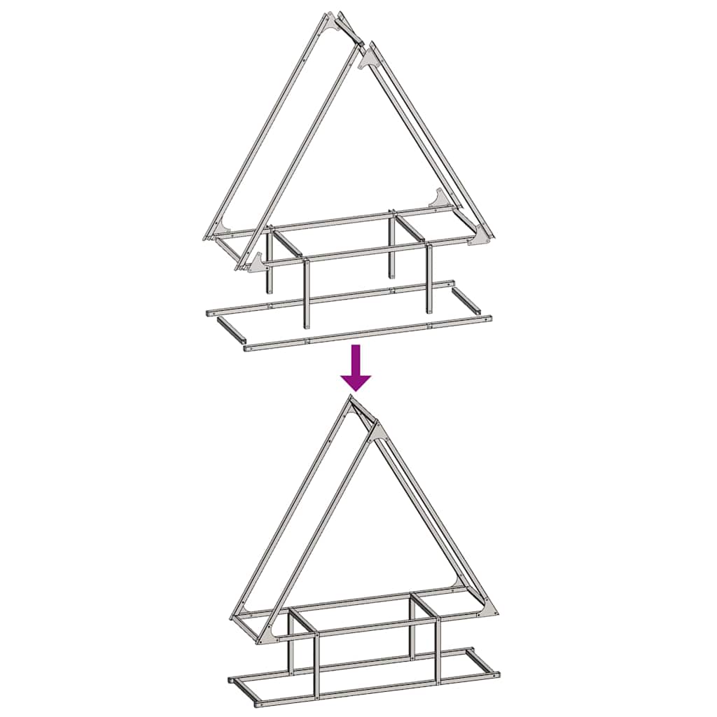 vidaXL Ράφι για καυσόξυλα Λευκό 80x25x90 εκ. Ατσάλι ψυχρής έλασης
