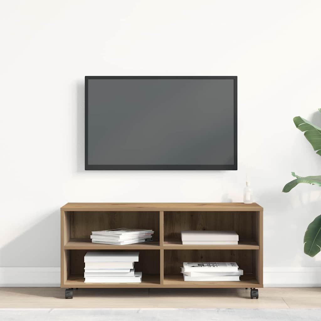 vidaXL Ντουλάπι TV Καφέ 90 x 35 x 40.5 εκ Επεξεργασμένο ξύλο