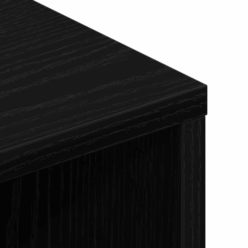 vidaXL Ντουλάπι TV Μαύρο 90 x 35 x 40.5 εκ Επεξεργασμένο ξύλο