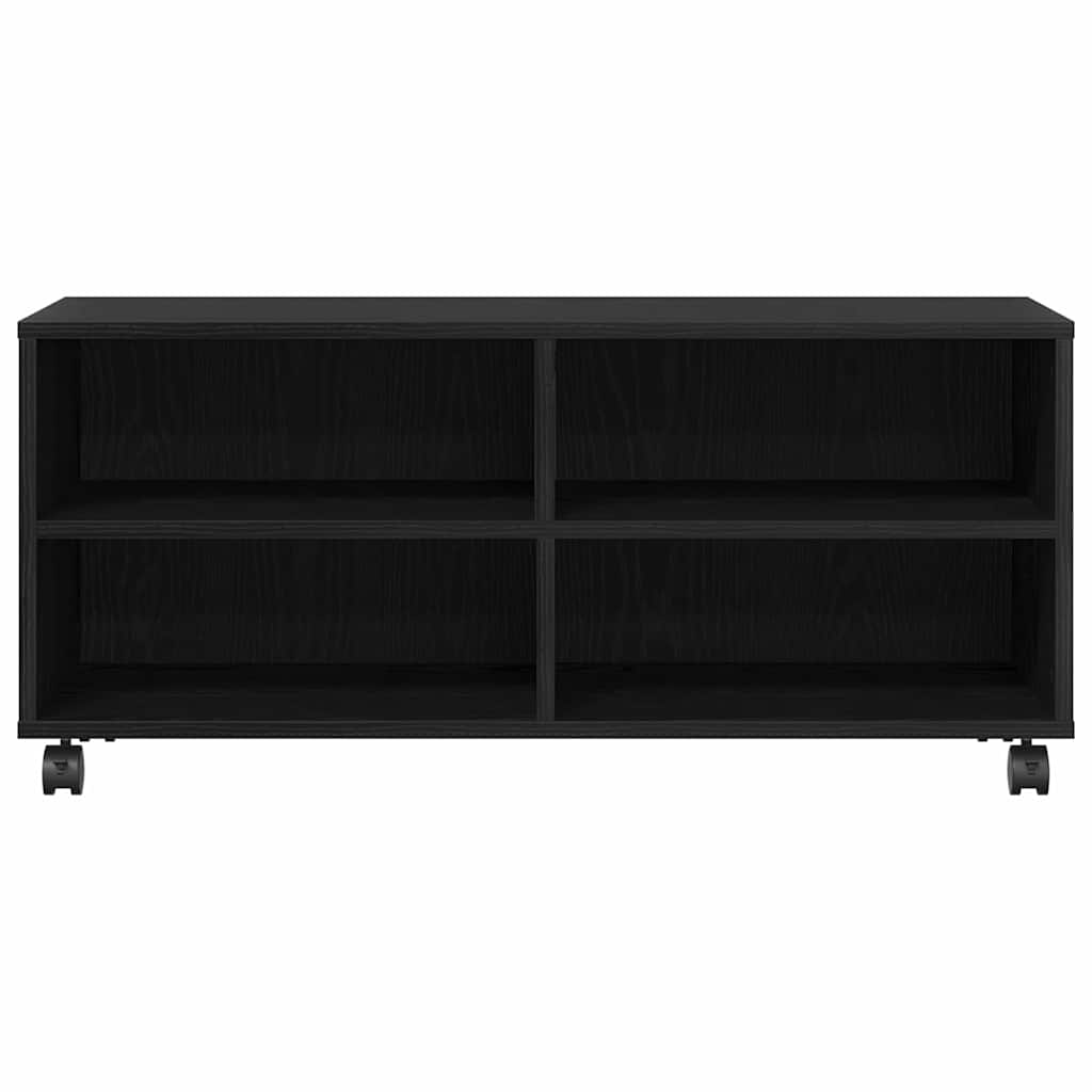 vidaXL Ντουλάπι TV Μαύρο 90 x 35 x 40.5 εκ Επεξεργασμένο ξύλο