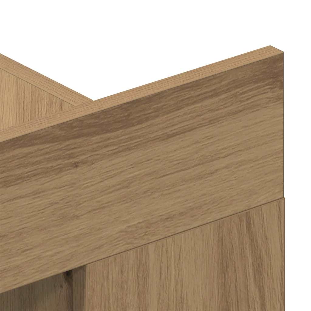 vidaXL Ντουλάπι TV artisan δρυς 152 x 22 x 113 εκ. Επεξεργασμένο ξύλο