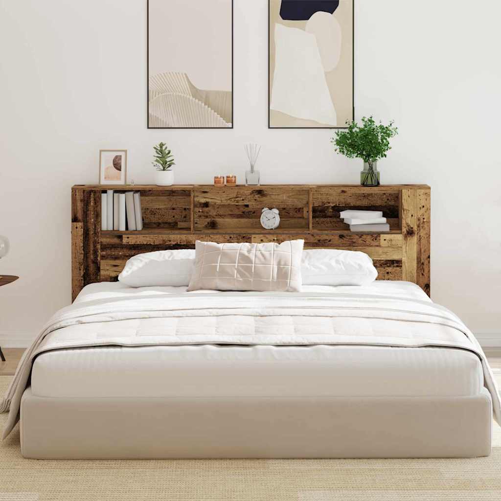 vidaXL Κρεβάτι με Κεφαλάρι 220 x 18,5 x 104,5 εκ. Επεξεργασμένο ξύλο