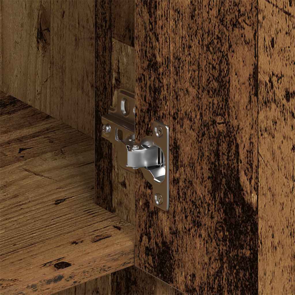 vidaXL Ντουλάπα Τοίχου Παλαιό ξύλο 80 x 33 x 80 εκ. Επεξεργασμένο ξύλο