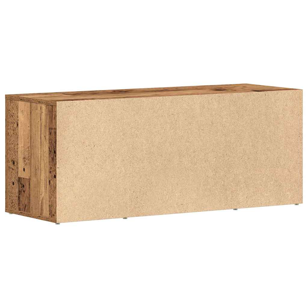 vidaXL Ντουλάπι TV Παλαιό ξύλο 100 x 35 x 40 εκ Επεξεργασμένο ξύλο
