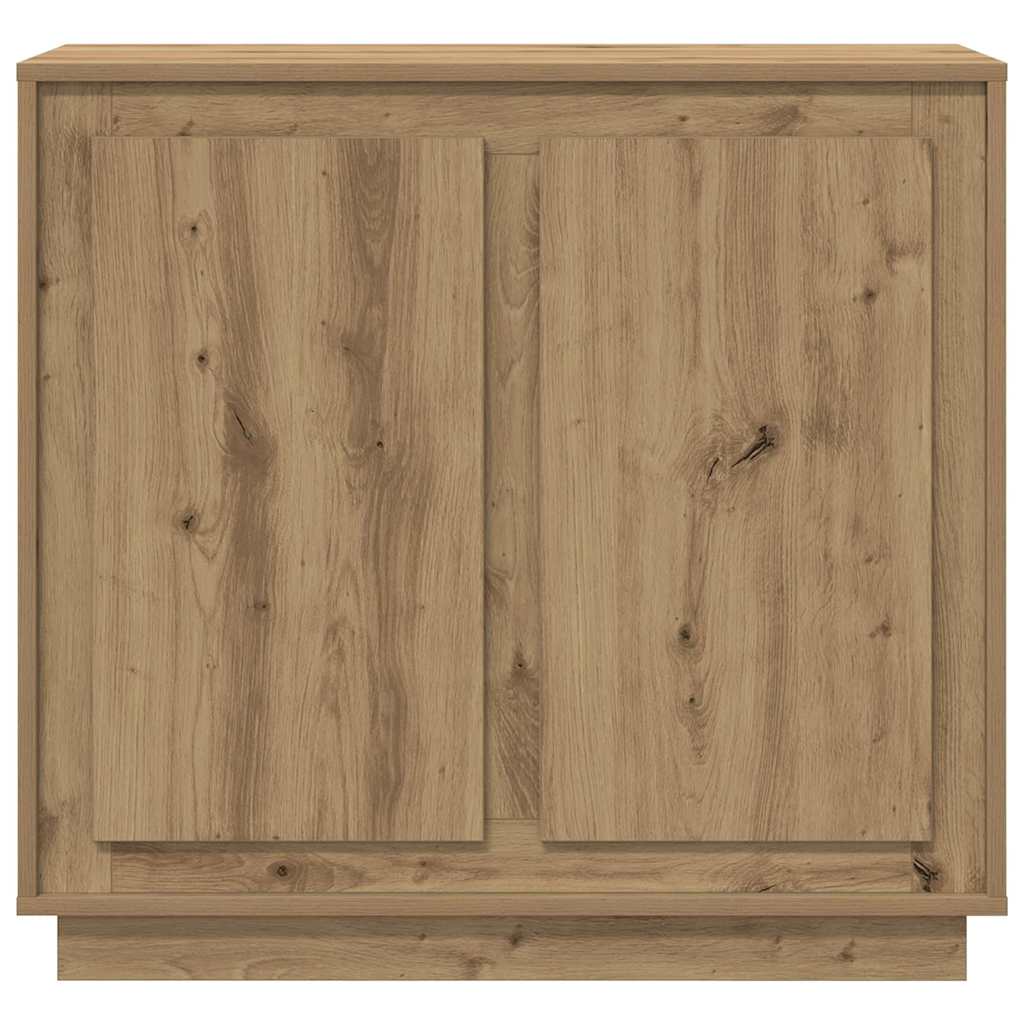 vidaXL Πλαϊνό γραφείο Artisan Oak 80 x 40 x 75 εκ. Επεξεργασμένο ξύλο