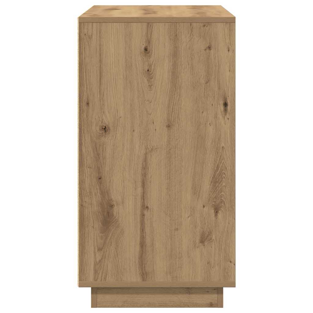 vidaXL Πλαϊνό γραφείο Artisan Oak 80 x 40 x 75 εκ. Επεξεργασμένο ξύλο
