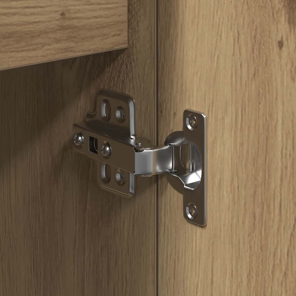 vidaXL Πλαϊνό γραφείο με συρτάρι Artisan Oak 101,5 x 35 x 70 εκ