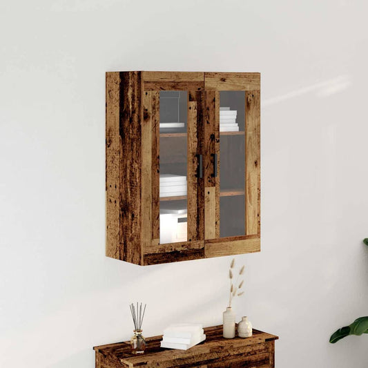 vidaXL Ντουλάπα Τοίχου Επιτοίχιο Παλιό Ξύλο 69,5 x 34 x 90 εκ.