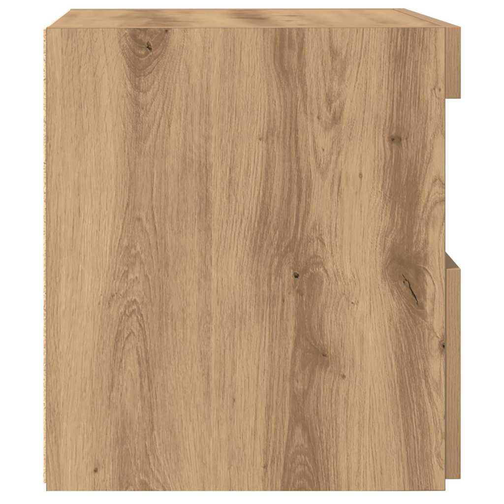 vidaXL Κομοδίνο 2 pcs Artisan Oak 50 x 40 x 45 cm Επεξεργασμένο ξύλο