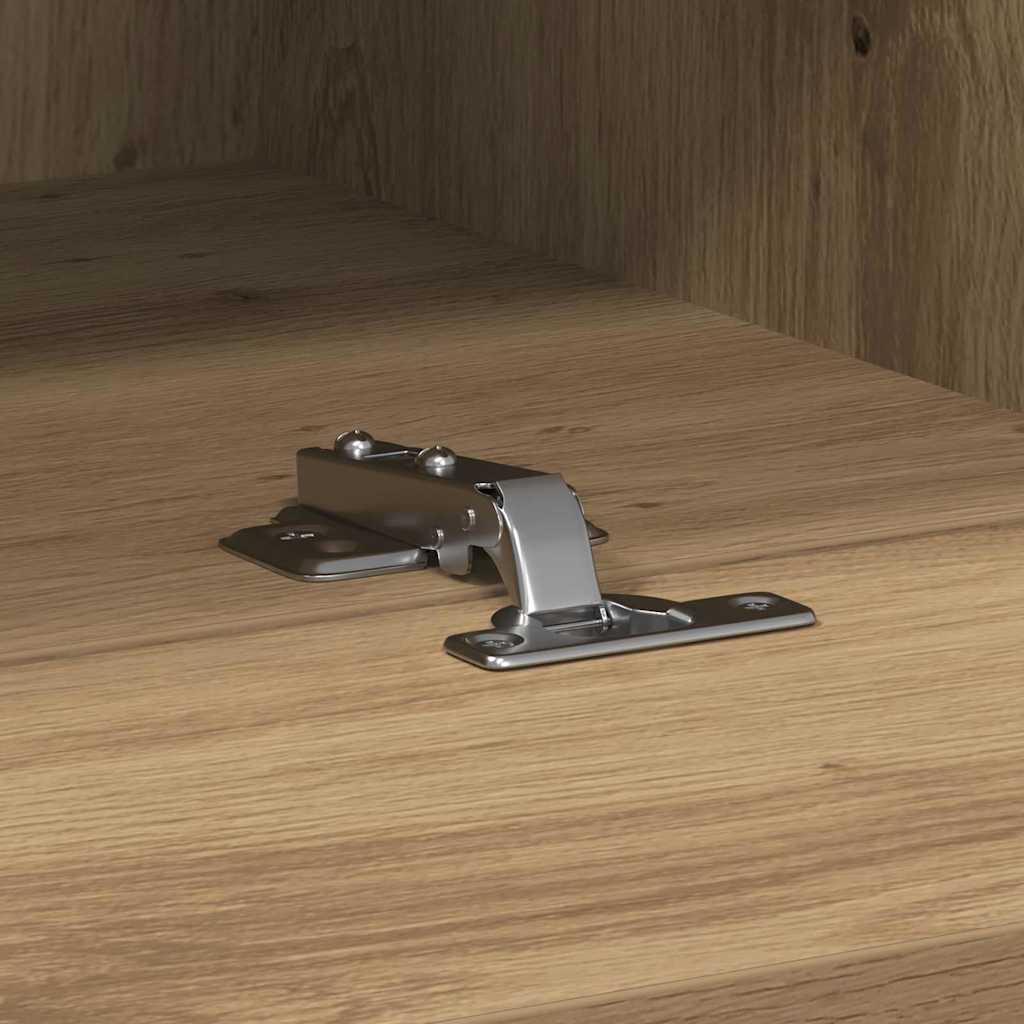 vidaXL Ντουλάπι Τηλεόρασης Τοίχου 2 pcs artisan δρυς 100 x 30 x 30 cm