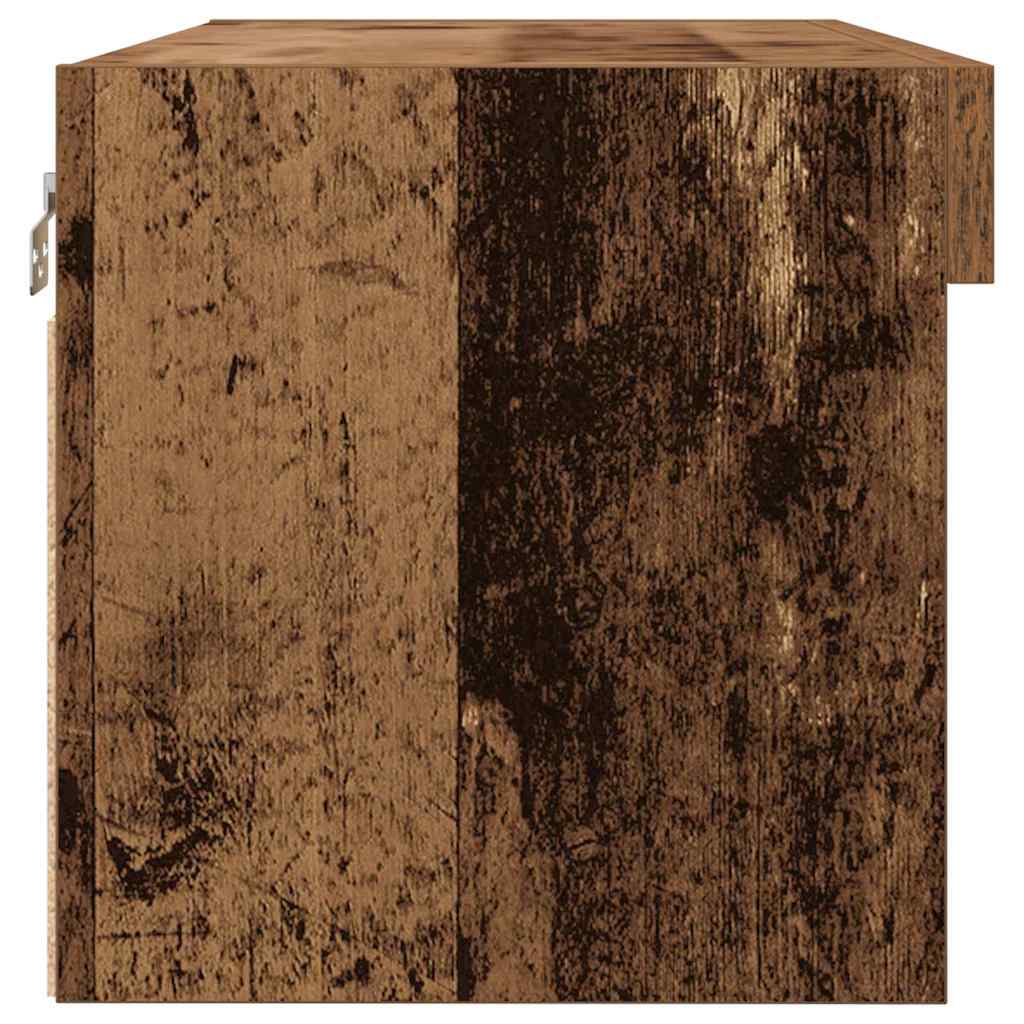 vidaXL Σετ επίπλου τηλεόρασης 2 pcs Παλαιό ξύλο 80 x 30 x 30 εκ