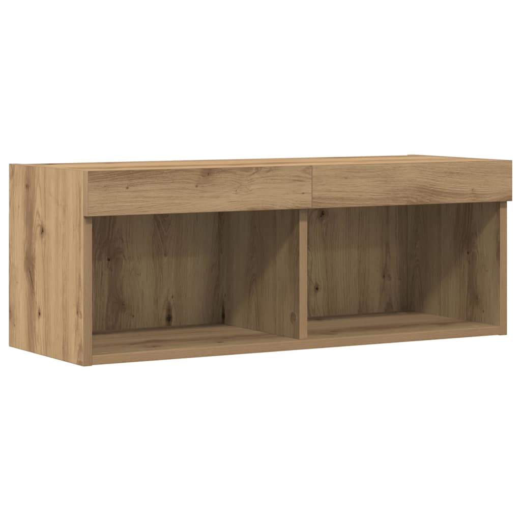 vidaXL Σετ επίπλου τηλεόρασης 2 pcs Artisan Oak 80 x 30 x 30 εκ