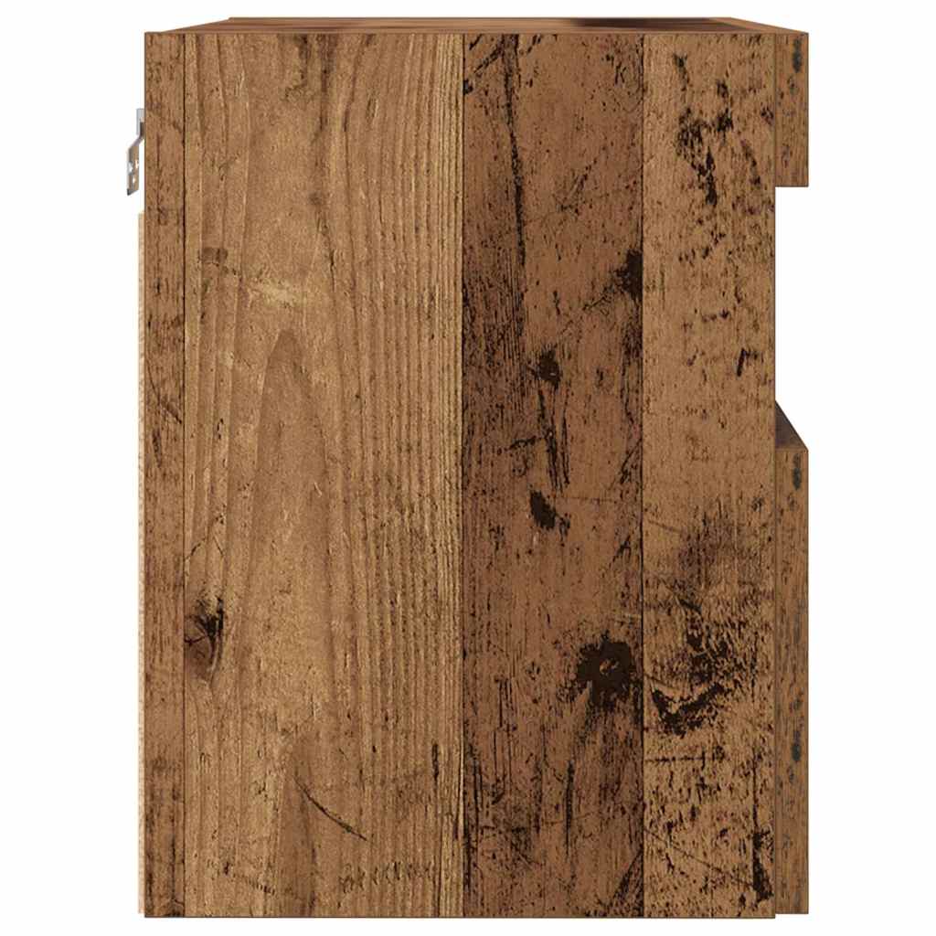 vidaXL Ντουλάπι Τηλεόρασης Τοίχου Παλαιό ξύλο 60 x 30 x 40 εκ.