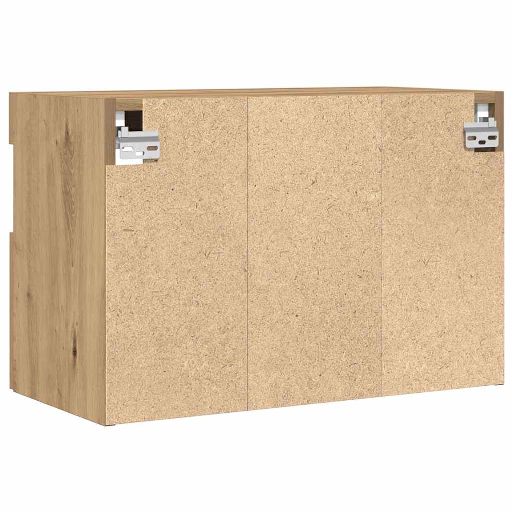 vidaXL Ντουλάπι Τηλεόρασης Τοίχου 2 pcs artisan δρυς 60 x 30 x 40 εκ.