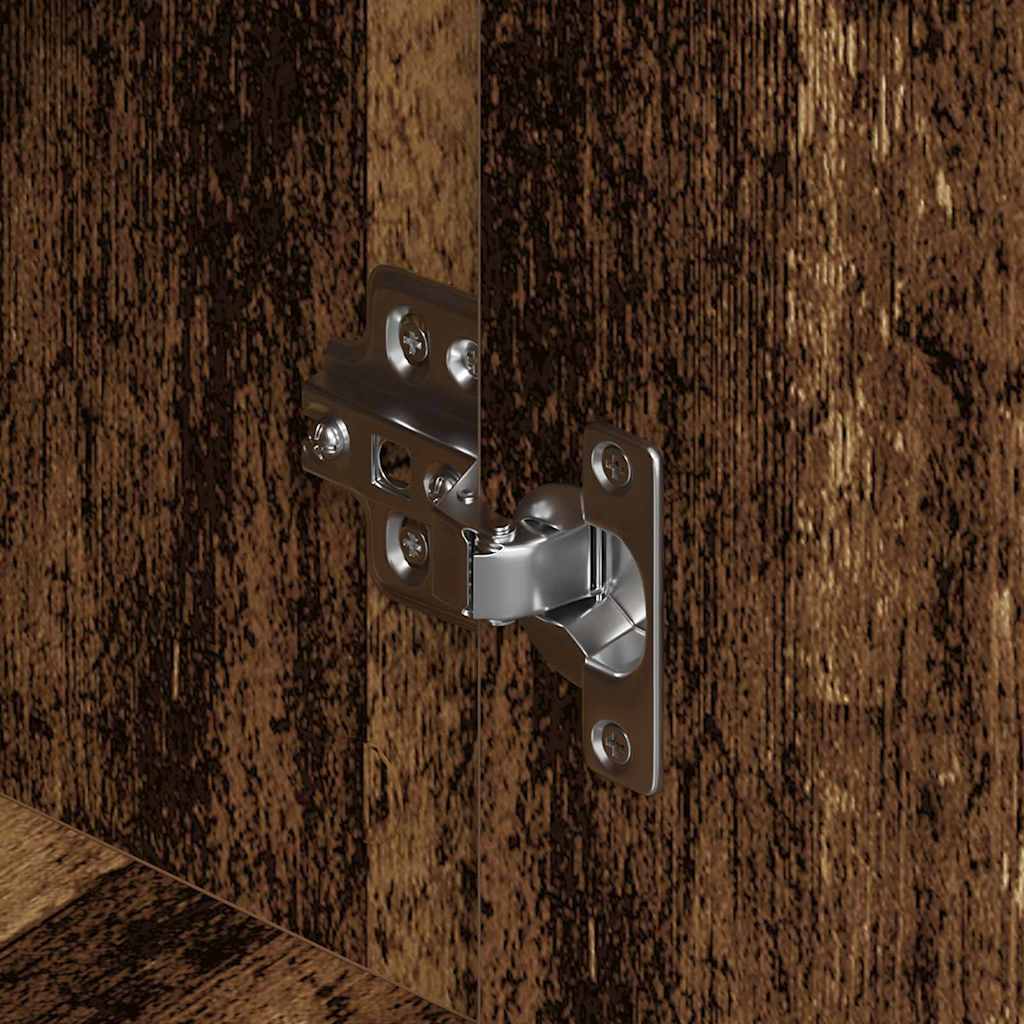 vidaXL Πλαϊνό γραφείο Παλιό ξύλο 60 x 31 x 84 εκ. Επεξεργασμένο ξύλο