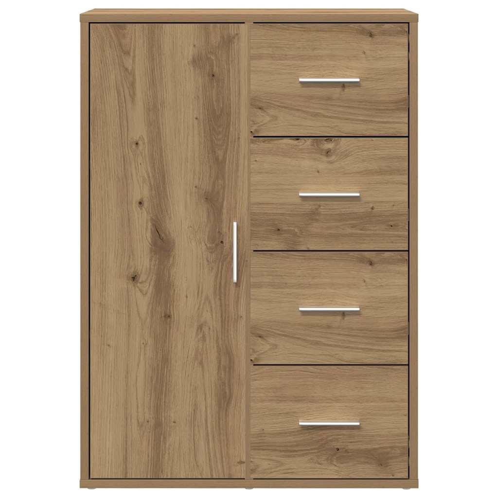 vidaXL Πλαϊνό γραφείο Artisan Oak 60 x 31 x 84 εκ. Επεξεργασμένο ξύλο