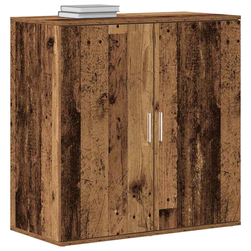 vidaXL Πλαϊνό γραφείο Παλιό ξύλο 79 x 38 x 80 εκ. Επεξεργασμένο ξύλο