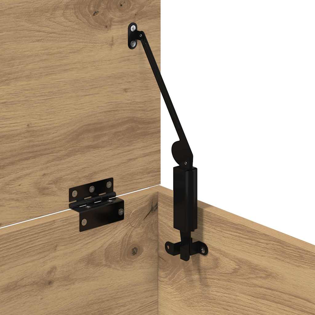 vidaXL Κουτί αποθήκευσης με αποθήκευση artisan δρυς 60 x 42 x 46 cm