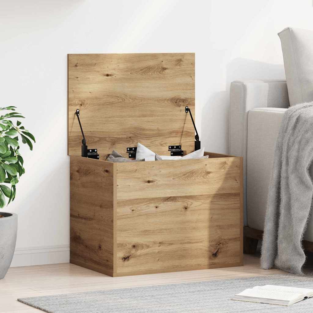 vidaXL Κουτί αποθήκευσης με αποθήκευση artisan δρυς 60 x 42 x 46 cm