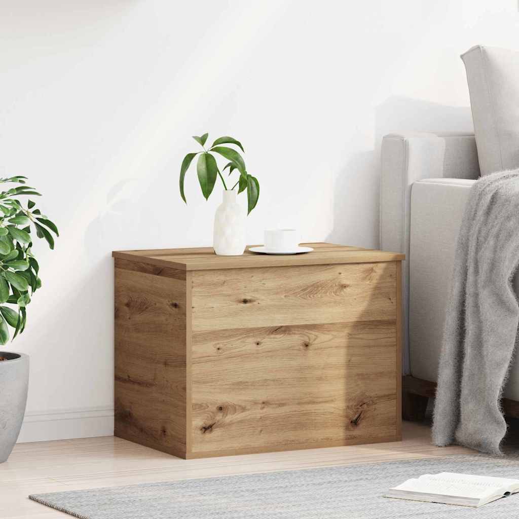 vidaXL Κουτί αποθήκευσης με αποθήκευση artisan δρυς 60 x 42 x 46 cm