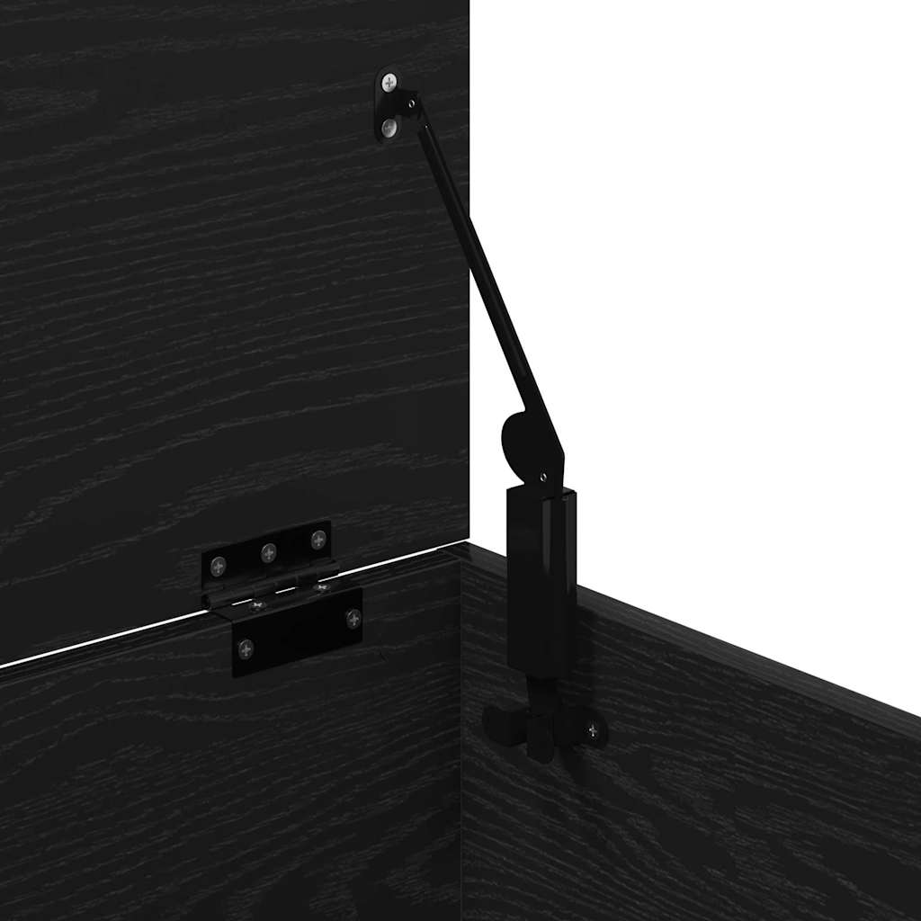 vidaXL Κουτί αποθήκευσης Μαύρη δρυς 60 x 42 x 46 cm Επεξεργασμένο ξύλο