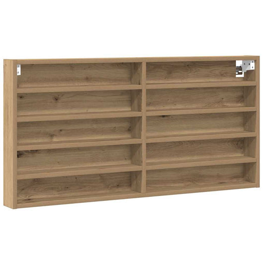 vidaXL Βιτρίνα Artisan Oak 100 x 8,5 x 50 cm Επεξεργασμένο ξύλο