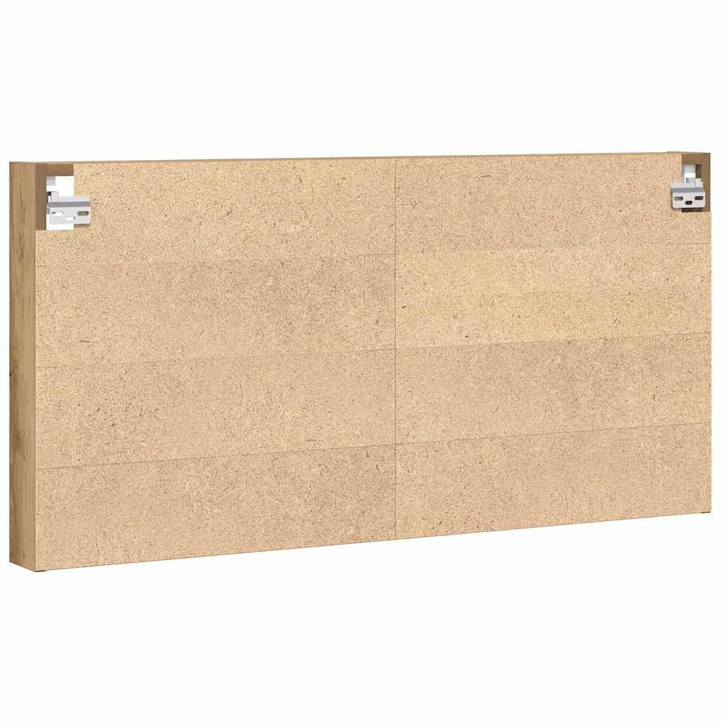 vidaXL Βιτρίνα Artisan Oak 100 x 8,5 x 50 cm Επεξεργασμένο ξύλο