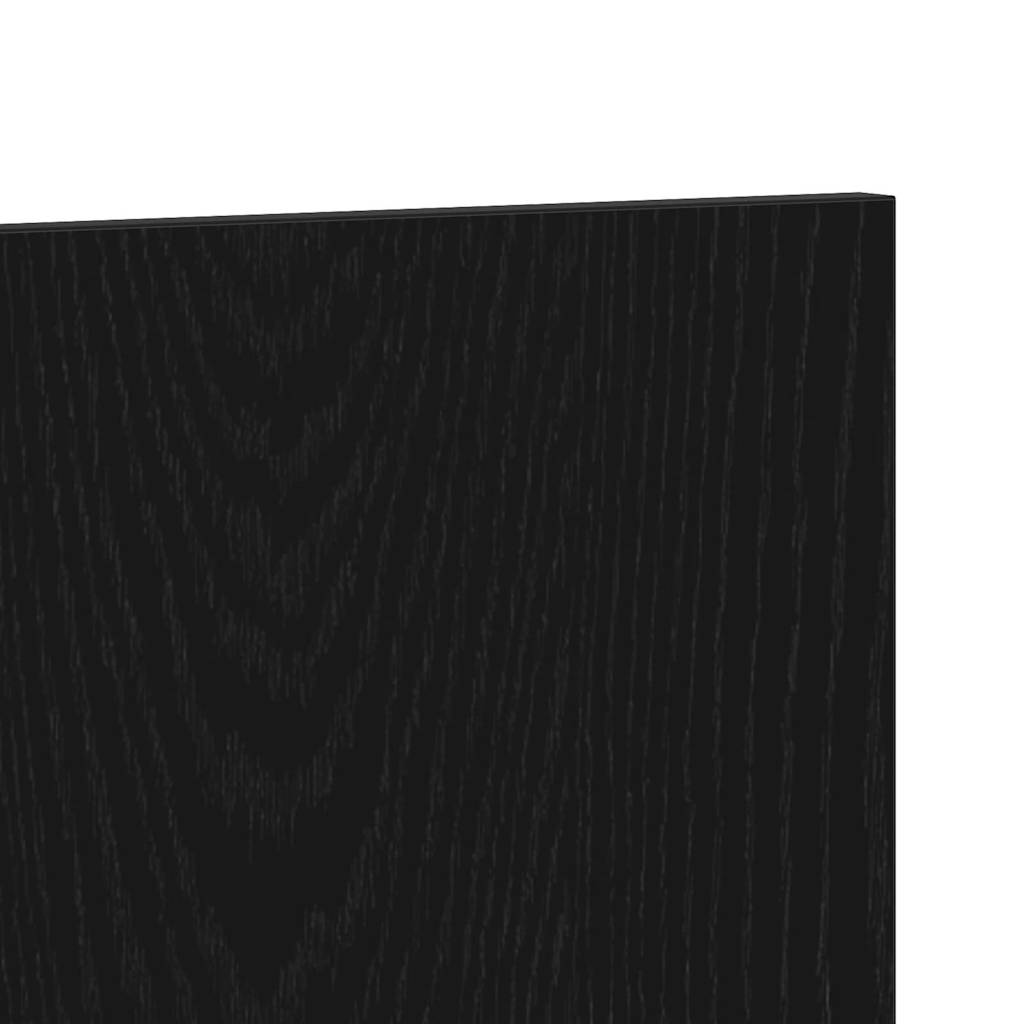 vidaXL Κεφαλάρι Μαύρη δρυς 200 x 1,5 x 80 εκ. Επεξεργασμένο ξύλο