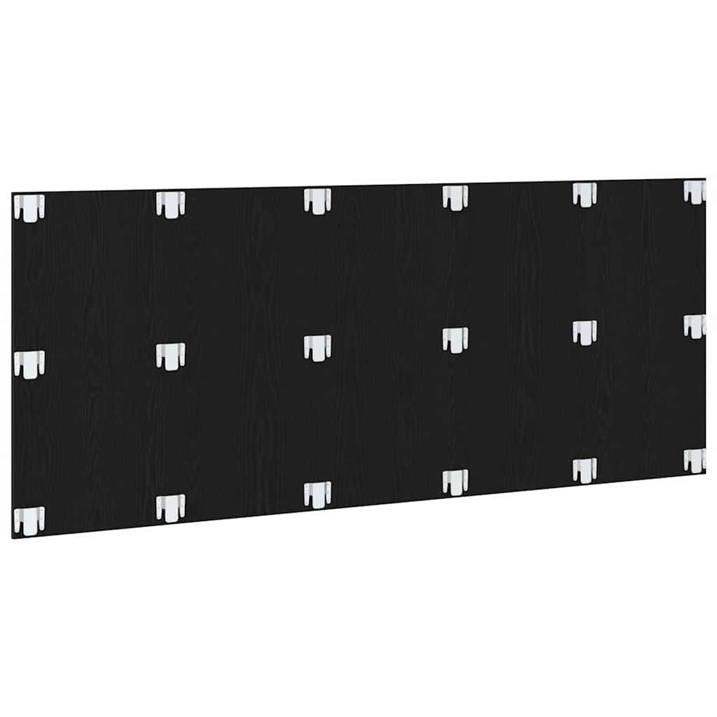 vidaXL Κεφαλάρι Μαύρη δρυς 200 x 1,5 x 80 εκ. Επεξεργασμένο ξύλο