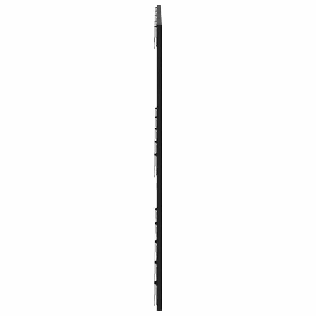 vidaXL Κεφαλάρι Μαύρη δρυς 200 x 1,5 x 80 εκ. Επεξεργασμένο ξύλο
