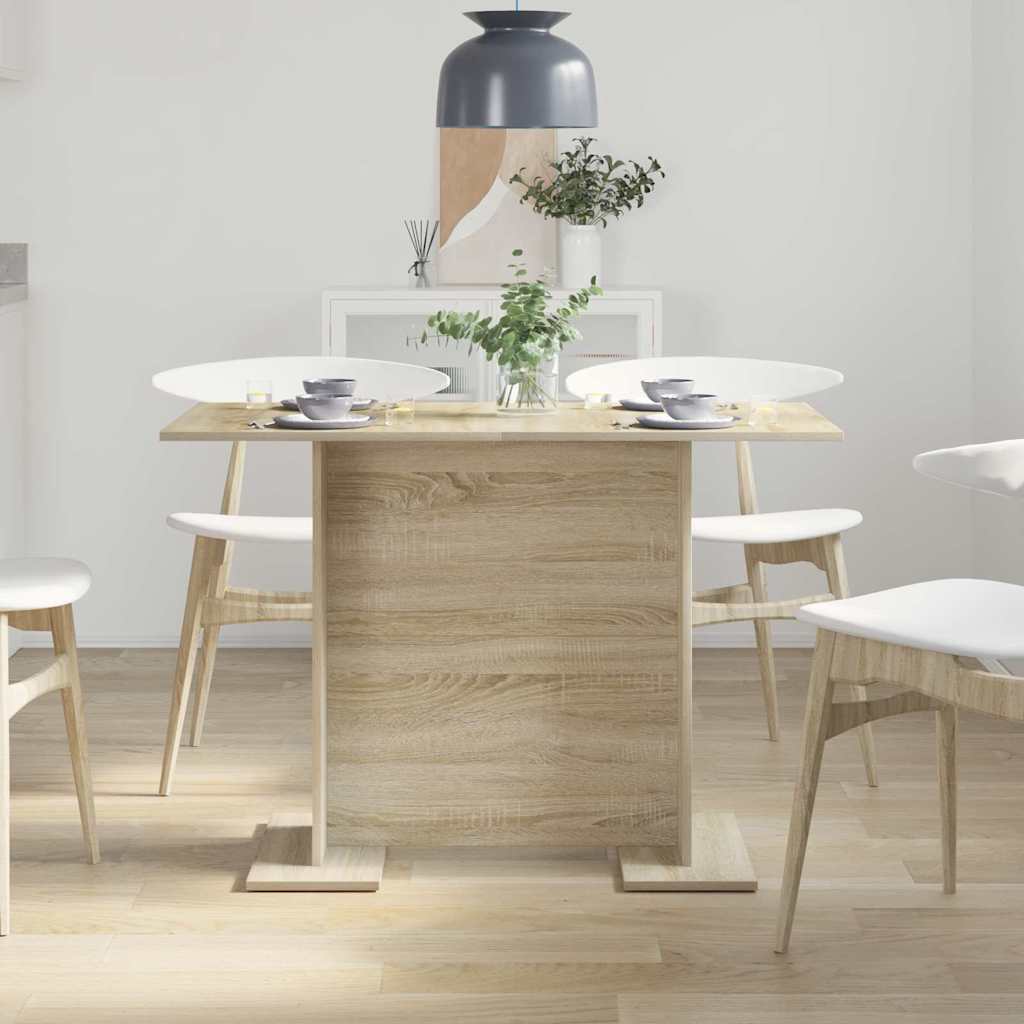 vidaXL Τραπεζαρία Δρύς Sonoma 110 x 60 x 75 cm Επεξεργασμένο ξύλο