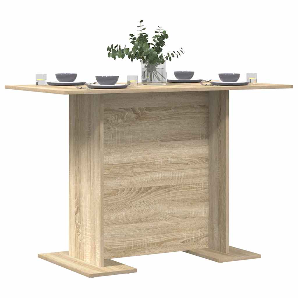 vidaXL Τραπεζαρία Δρύς Sonoma 110 x 60 x 75 cm Επεξεργασμένο ξύλο