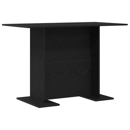 vidaXL Τραπεζαρία Μαύρη δρυς 110 x 60 x 75 cm Επεξεργασμένο ξύλο