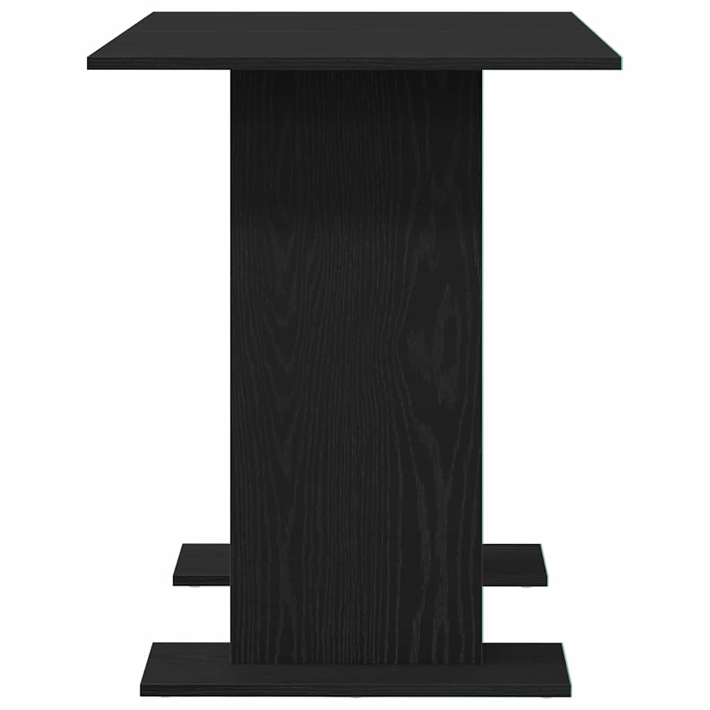 vidaXL Τραπεζαρία Μαύρη δρυς 110 x 60 x 75 cm Επεξεργασμένο ξύλο