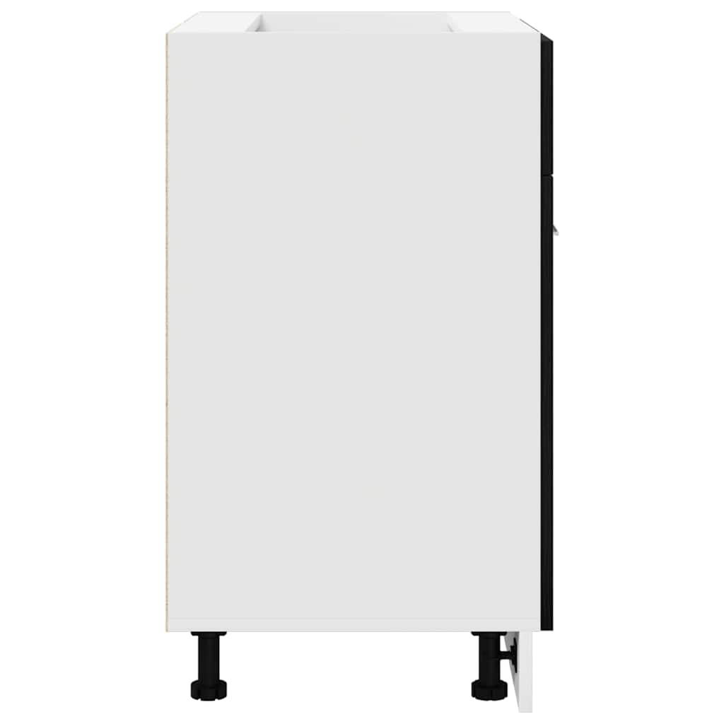 vidaXL Βάση Συρταριού Μαύρη δρυς 60 x 46 x 81.5 εκ Επεξεργασμένο ξύλο