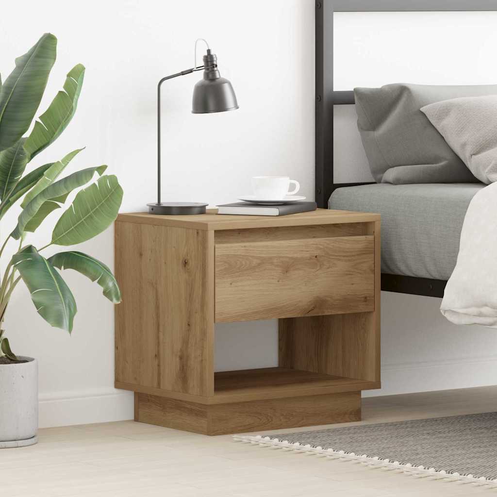 vidaXL Κομοδίνο Artisan Oak 45 x 34 x 44 εκ Επεξεργασμένο ξύλο