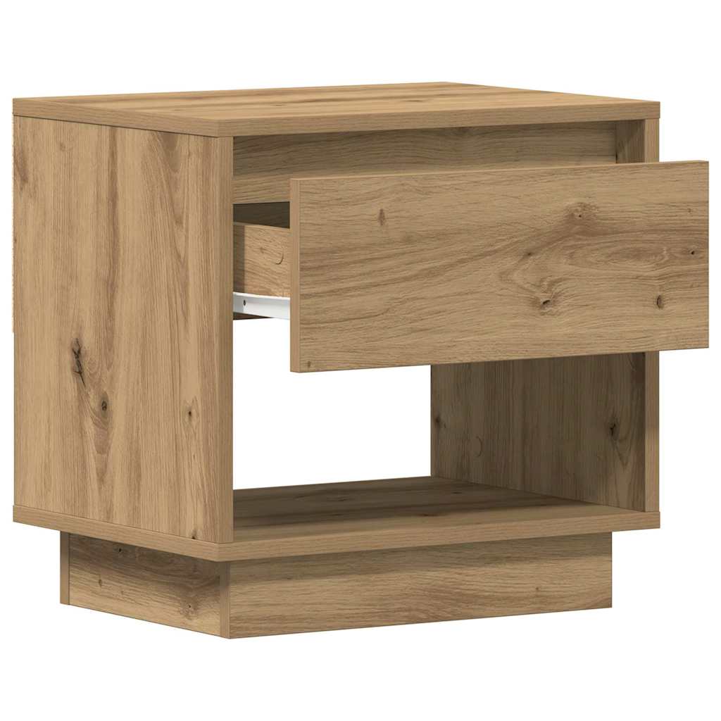 vidaXL Κομοδίνο Artisan Oak 45 x 34 x 44 εκ Επεξεργασμένο ξύλο