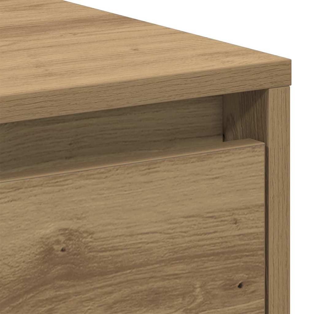 vidaXL Κομοδίνο 2 pcs Artisan Oak 45 x 34 x 44 εκ Επεξεργασμένο ξύλο