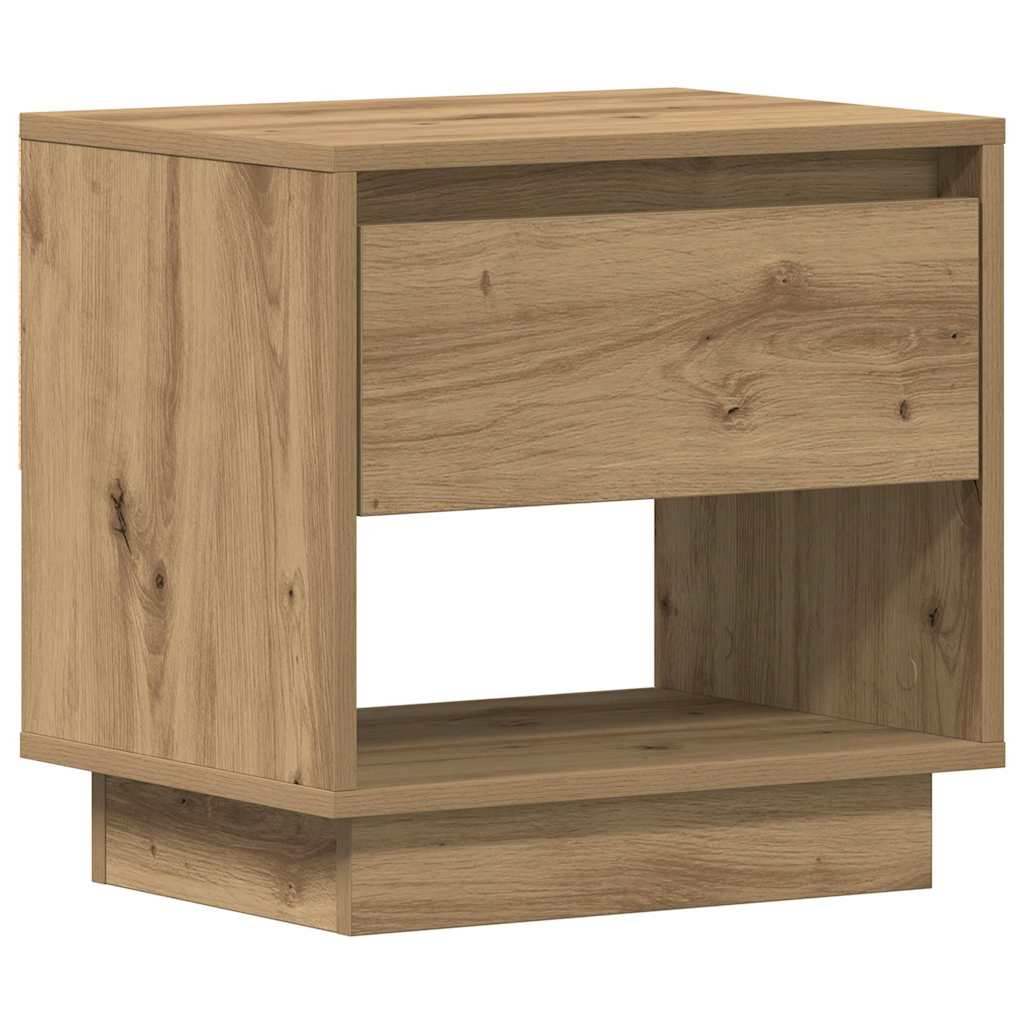 vidaXL Κομοδίνο 2 pcs Artisan Oak 45 x 34 x 44 εκ Επεξεργασμένο ξύλο